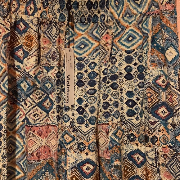 NWT Wide Legs Print Pants - Picture 5 of 7